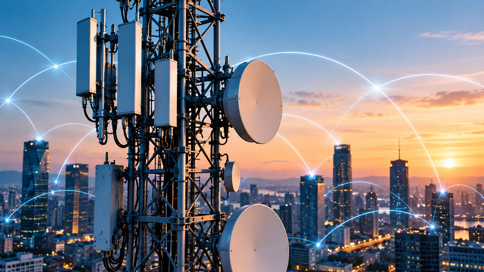 Telekommunikation – Mobilfunknetz und vernetzte Stadt